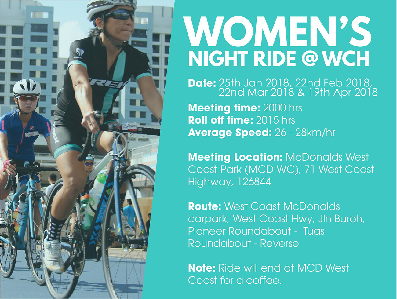 Womens Night Ride At Westcoast Highway 02