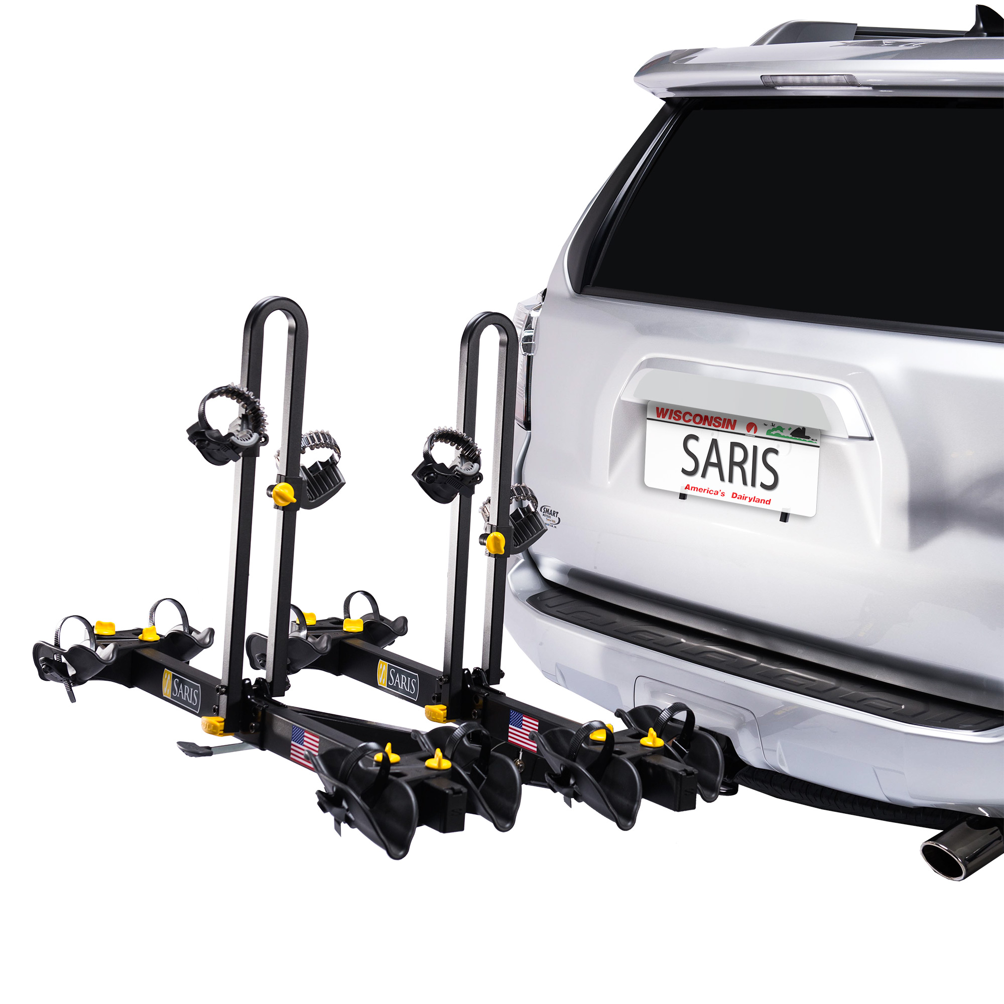 4 Bicycle Bike Rack 2" Hitch Mount Carrier Car 