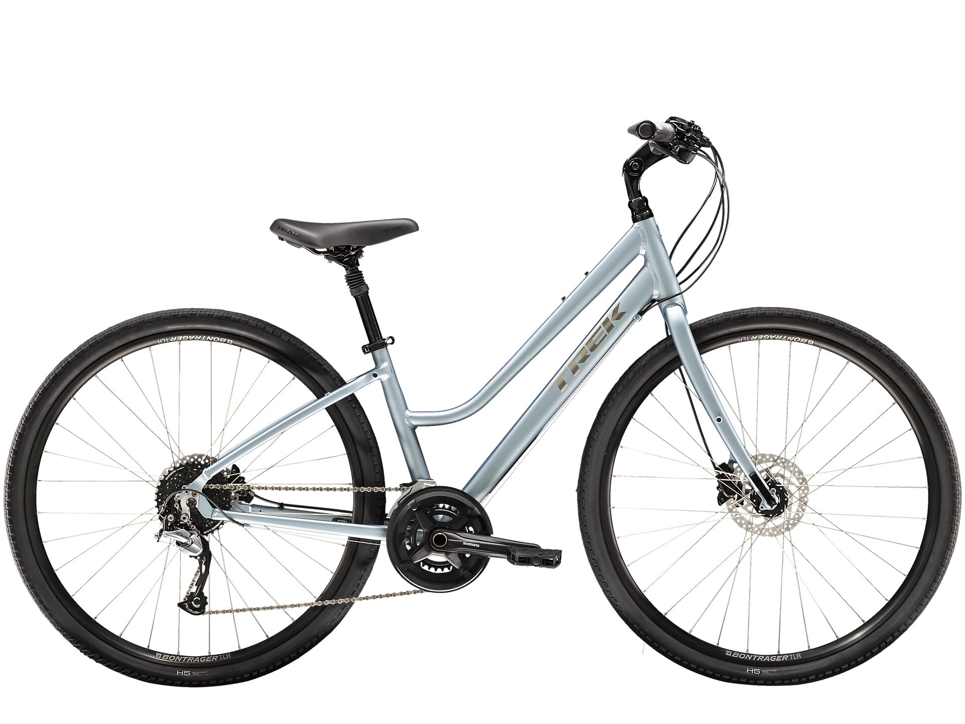 trek hybrid bike verve equipped